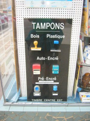 Tampons.
